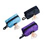 Spot No Moq Limit Zipper Pocket Pet Poo Cleaning Waste Bag Holder Dog outside Walking Poop Bags Dispenser with Leash Clip