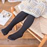 Spring and Autumn Children's Pantyhose White Cotton Baby Bottoming Socks with Feet Knitting Girls' Leggings