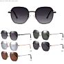 Square Frame Alloy Metal Polarized Lunette De Soleil Shades Designer Sunglasses