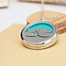 Stainless Steel Alloy Aromatherapy Perfume Essential Oil Diffuser Jewelry Hollow Lotus Pendant Photo Locket Necklace