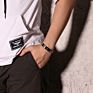 Stainless Steel Cross Christian Mesh Bracelet Men