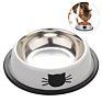 Stainless Steel Pet Food & Water Feeding Bowl, Dog Cat Bowl