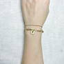 Stainless Steel Queen Elizabeth Gold Coin Chain Ball Bracelet Double Layers Bracelet Bangles for Women