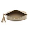 Stock Gold Thick Pu Portable Makeup Bag Vegan Leather Large Toiletry Travel Organizer for Women Men Tassel Cosmetic Bag Pouch