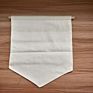 Stock Multi Color Pennant Enamel Pin Banners Blank Canvas Flag for Diy Linen Nursery Banner Natural Canvas Flag