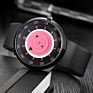 Style Famous Rubber Strap Retro Silicone Watch Ring Dial Black White Pink Blue Unisex Wristwatches Other Watch