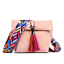 Style Vintage Tassels Small Square Handbag Frosted Casual Crossbody Bag