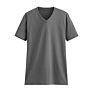 Stylish 150 Gsm V-Neck Distress Blank Cotton V Neck Plain T Shirts Men's Embroider T-Shirt