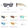 Sun Glasses Bambu Plastic Frame Bamboo Temple Sunglasses