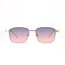 Sunborry Gradient Lens Metal Frame All-Match Street Beat Sunglasses Men Women