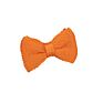 Super Adult Red Solid Color Yellow Stripe Knitted Bow Ties for Men