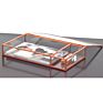 Supply Assorted Colors Glass Jewelry Box Rose Gold