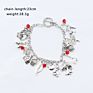 The Nutcracker and Red Riding Hood Charms Bracelets