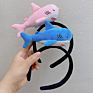 Theme Park Black Spider Hairband Plush Headband for Halloween
