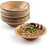Thick Serving Areca Palm Leaf Compostable Biodegradable Eco Friendly Christmas Salad Small Bamboo Bowl