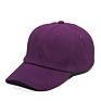 Thick Unstructured Embroidery Cotton Twill Dad Hats with Leather Strap