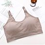 Thread Design Bra with Nipple Cover Adjustable Straps Seamless Bra with Removable Pads Push up Bra