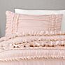 Three-Piece Ruffled Lace Cotton Bed Sheet in Bedsheets Bedding Set Double Size