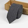 Tie Vintage Wool Ties Men's Thick Necktie Striped Solid Viscose Cravate