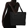 Top Design Multicolor Eco Internal Designer Tote Canvas Shopping Zipper Reusable Cotton Shoulder Bag with Pocket