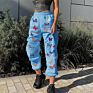 Training Casual Trousers Butterfly Pants Sweat Track Cotton Jogger Sweatpants Women