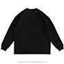 Tshirt Long Sleeve Black Tshirt Men Heavyweight Vintage Washed Shirt