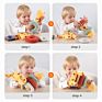 Tumama Baby Hand Training Stacking Toy Plush Stuffed Giraffe Stacking Tower Baby Soft Toys for Kids Education