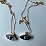Turkish Personality Alloy Crystal Luck Evil Eyes Pendant Necklace