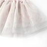 Tutu Short Skirt Decorate Pink and Gold round Patches on the Mesh Baby Dress