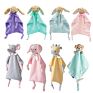 Type Animal Head Plush Security Baby Blanket Cartoon Baby Comforter Blanket