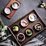 Uaral Japanese Tableware Restaurant Ceramic Crockery Stoneware Dipping Soy Sauce Dish Bowl Ceramic Serving Dishes