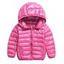 Ultra Light 90% White Duck down Parka Hooded Coat Girl and Boy Children down Jacket
