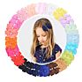 Uniq Kids Accesories Baby Girls Hair Bows Clips Boutique Grosgrain Ribbon Bow Pinwheel Barrettes for Babies Kids