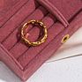 Unique Non Tarnish Jewelry Link Chain Rings Stainless Steel Jewelry 18K Gold Plated Knuckle Rings