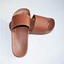 Unisex Slipper Indoor Outdoor Sliders Sandal, Light Orange Blank Color Sandals Pvc Slides