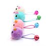 Various Colors Wool Ball Cat Toy with Catnip Interactive Plastic Ball Cat Toy in Stock