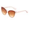 Vendors Large Superimpose Lens Frame Oversize Woman Shade Cat Eye Sunglasses