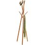 Vertical Clothes Stand Simple Solid Wood Floor Clothes Hanger Household Bedroom Simple Clothes Hanger