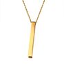 blank bar necklace