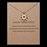 Vintage Boho Multi Layer Geometric Map Star Horns Metal Pendant Necklace for Women Collar