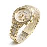 Vintage Geneva Watch Women Bracelet Wristwatches Ladies Diamond Bracelet Watch Buckle Dial Watch