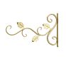 Vintage Leaf Design Metal Iron Wall Hanging Hooks for Home Decor