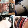 Vintage Silver Color Teen Wolf Bangles Indian Jewelry Viking Bracelet Men Wristband Cuff Bracelets for Women Accessories