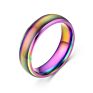 Vriua Classic Temperature Change Color Mood Ring Jewelry 6Mm Wide Smart Discolor Rings
