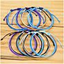 Waterproof Adjustable Multi-Layer Women Multi-Color Boho Handmade Jewelry Hand-Woven Wax String Bracelets