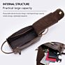 Waterproof Lining Buffalo Leather Toiletry Bag Vintage Travel Shaving Dopp Kit for Toiletries Cosmetic Bag for Man