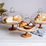 Wedding Cake Stand Cake Stand with Glass Dome Design Yanxiang Porcelain Acrylic Dessert Table Set Buffet Cake Snack Display