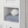 White Floor Standing Bathroom Storage Bathroom Cabinet with Shelves Drawers Linen Tower Bath Cabinet