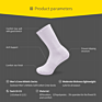 White Women Cushion Mens Crew Socks