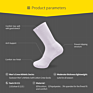 White Women Cushion Mens Crew Socks